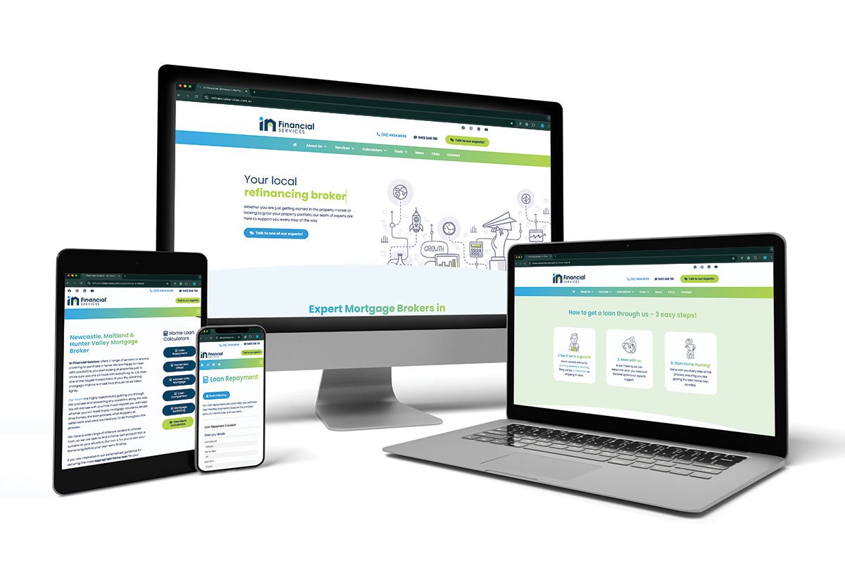 InFinancial Services Website Design and Development