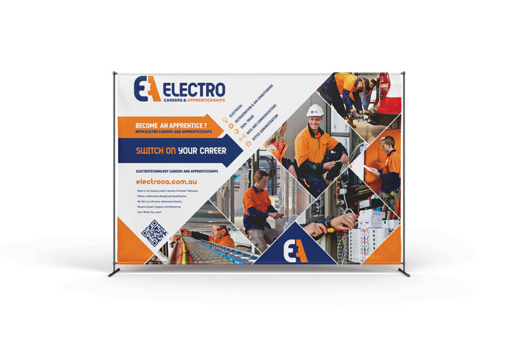 Media Wall Design for Electrical Apprenticeships Company