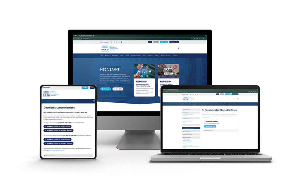 Website Development for the National Electrical and Communications Association of SA and NT (NECA SA/NT)